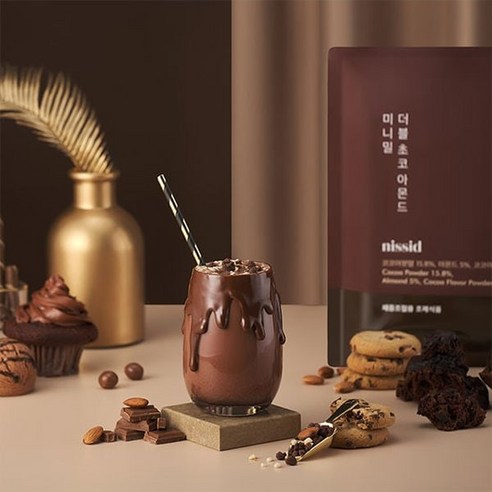 니씨드 미니밀 더블 초코 아몬드 (50gx7ea)
