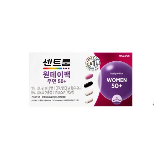 센트룸 원데이팩 우먼50+ 멀티비타민
