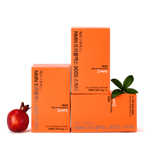 넥스트포뮬러 NMN 트리플맥스 9000 고함량 식약청 HACCP 인증 영양제