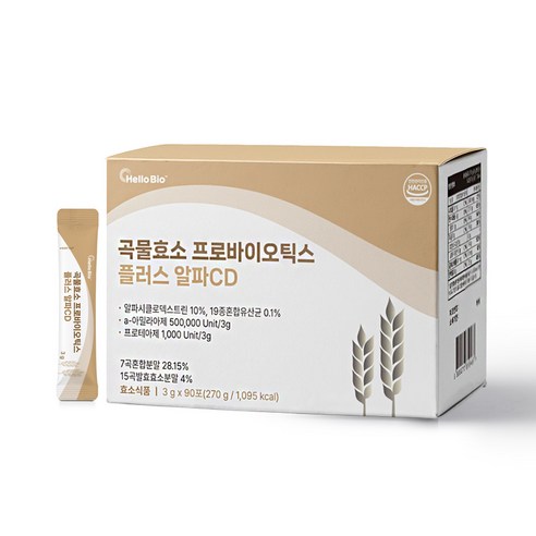 헬로바이오 곡물효소 프로바이오틱스 알파CD 플러스