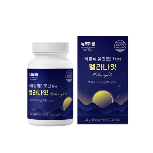 뉴트리룸 식물성멜라토닌함유멜라나잇