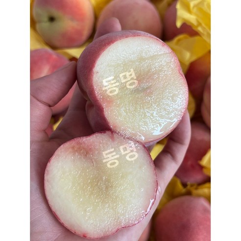 신선팜 대극천 납작 복숭아 노지 아삭이 고당도 국내산