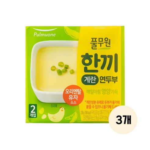 풀무원식품 한끼 계란 연두부 236g