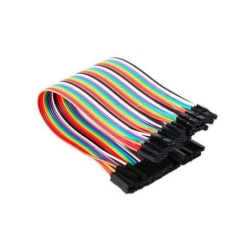 JK 브레드보드 점퍼선 점퍼 케이블 F/F 40P 와이어 암컷 아두이노 40가닥 DIY