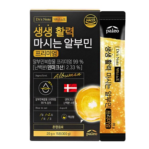 팔레오 닥터스노트 생생 활력 마시는 알부민 프리미엄