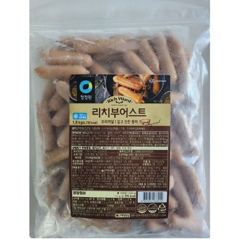 [청정원] 리치부어스트 오리지널 1.5kg