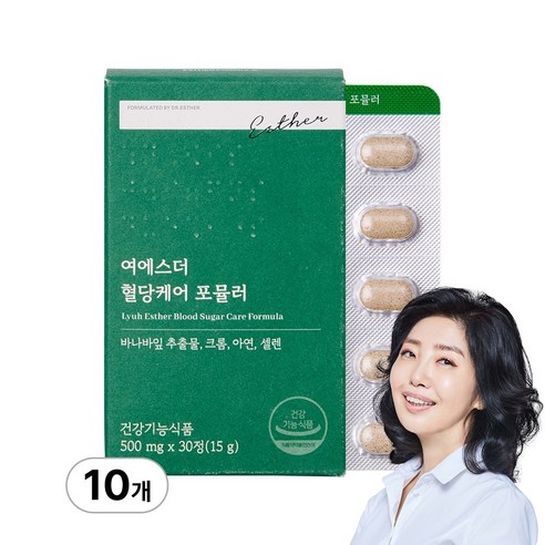 여에스더 혈당케어 포뮬러 (바나바잎추출물) 국민영양 프로젝트