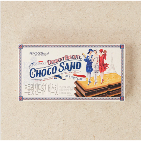 피코크 초콜릿 샌드위치 135g x 5개 총 675g