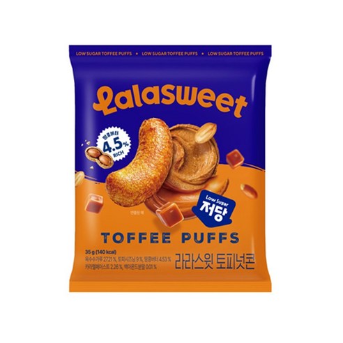 라라스윗 토피넛콘 35g x 2개, 35g, 2개