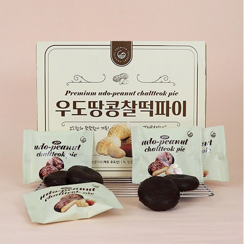 청우식품 우도땅콩 초코 찰떡파이