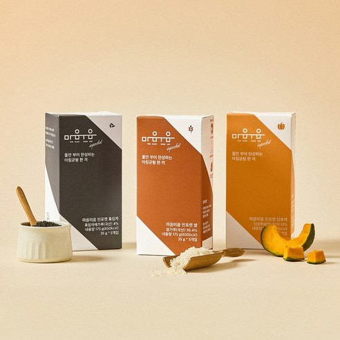 정품 마음미음인포켓 영양균형미음 파우더 3종 세트(쌀, 단호박, 흑임자), 15개, 35g
