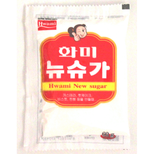 화미 뉴슈가 60G, 5개, 60g