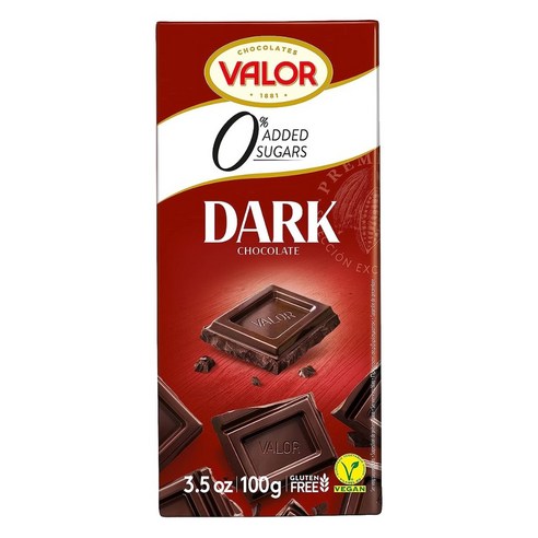 발로르 슈가프리 다크초콜릿 52% 100g, 1개, 100g