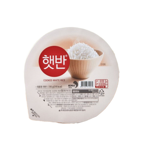 햇반 즉석밥 백미밥 210g 12개입