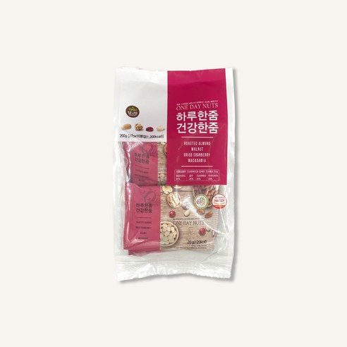 담과연 하루한줌 건강한줌 마카다미아 (20g x 10포입)