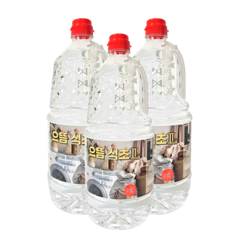 으뜸 헹굼 식초, 3개, 1.8L