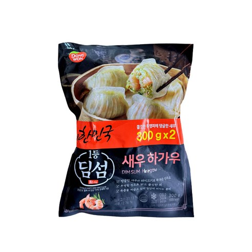 동원 딤섬 새우하가우 (300g x 2)냉동만두