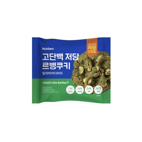 고단백저당 르뱅쿠키 말차마카다미아 50g x 4개