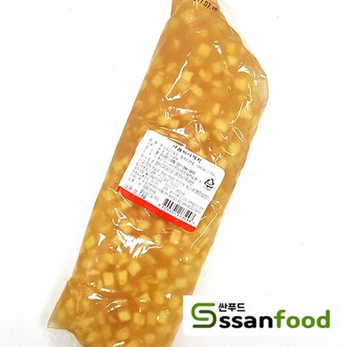 선인 사과파이필링 1kg x 2개 아이스박스포장