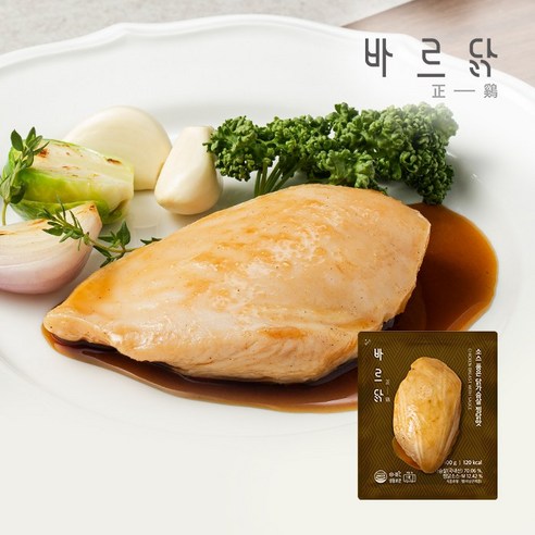 바르닭 소스품은 닭가슴살 찜닭맛, 7개, 100g