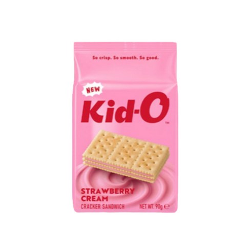 키드오 딸기 크래커 샌드위치, 5개, 90g