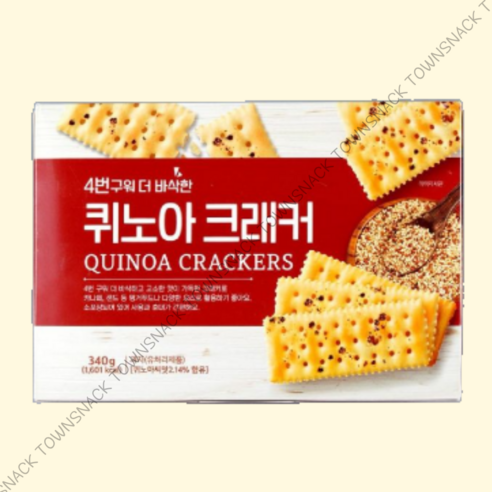 4번구워 더 바삭한 퀴노아 크래커