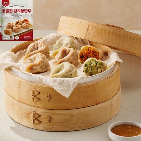 전주한옥 옹골진왕만두 김치왕만두 1kg