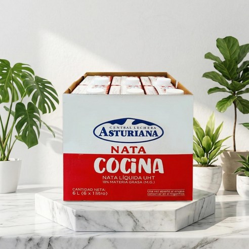 [BOX] Asturiana 아스투리아나 동물성 쿠킹크림 [1Lx12개]