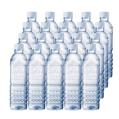 제주삼다수 무라벨 500mL 20개