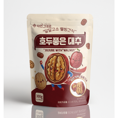 호두품은대추 300g 대추호두말이 대추절임 웰빙간식
