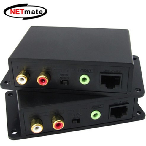 NETmate NM-AE02 스테레오 오디오 장거리 전송장치600m