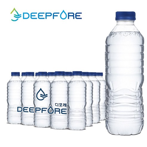 디포레 무라벨 생수 500ml 20병  1팩
