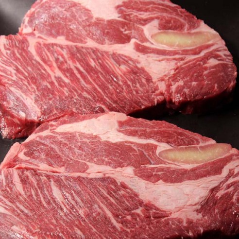 미트나라 호주산 최상급 등심 500x2, 1KG (구이,스테이크,불고기,국거리), 1개, 스테이크용(20mm)500X2