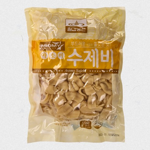 [칠갑농산] 아소미 수제비 2kg x 6봉(1박스), 2kg, 6개