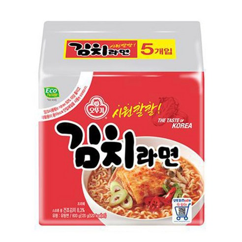 오뚜기 김치라면,120g