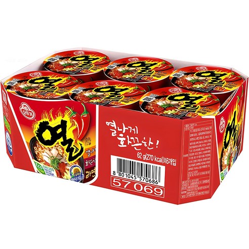 오뚜기 열라면 62g