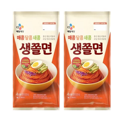 (냉장)[CJ제일제당]생쫄면4인