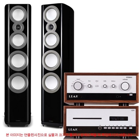 리크 LEAK Stereo230 Walnut+CDT+MISSION 미션 ZX5 피아노마감 하이파이패키지