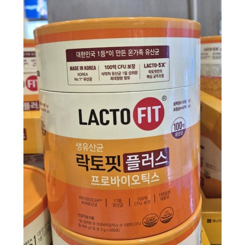 락토핏 플러스 듀얼바이오틱스 200p, 400g, 1개
