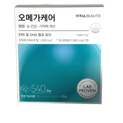 바이탈뷰티 오메가케어 6개월분