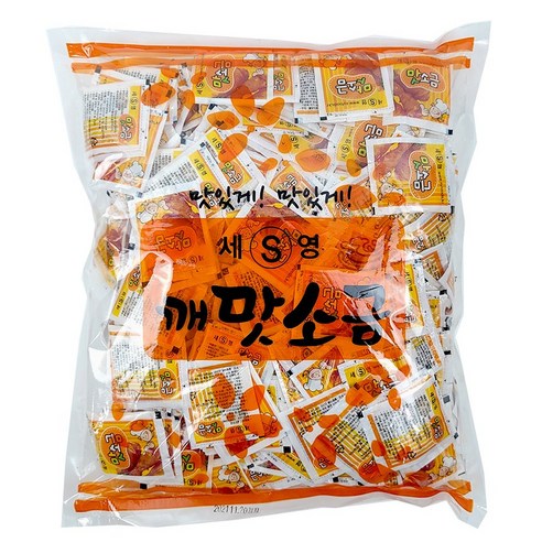 세영 깨맛소금 (포장용 치킨소금) 3g X 500개입 [총 1500g]