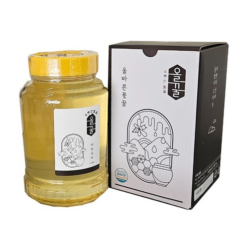 소백산 아카시아꿀 1.2kg 천연벌꿀, 1개, 1.2kg