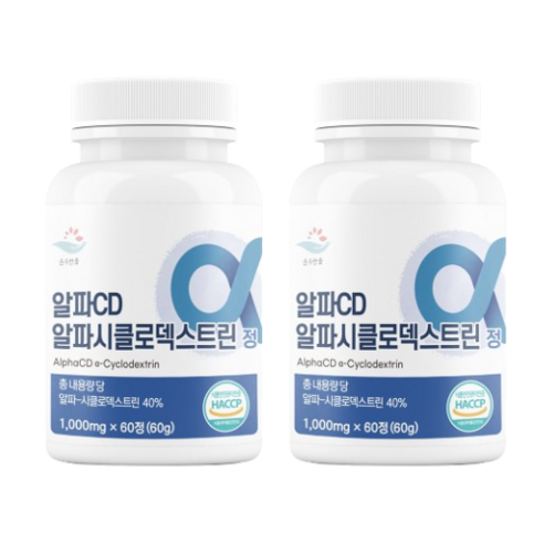 소피아랩 지방배설 혈당관리 알파CD 알파시클로덱스트린 정 1000mg