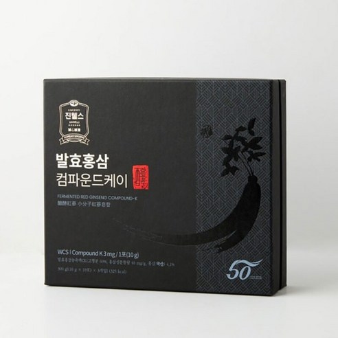 [진웰스] 컴파운드K 발효홍삼 스틱 10g x 30포, 10g, 1개