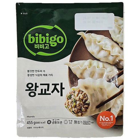 CJ 제일제당 비비고 왕교자 만두, 455g, 2개