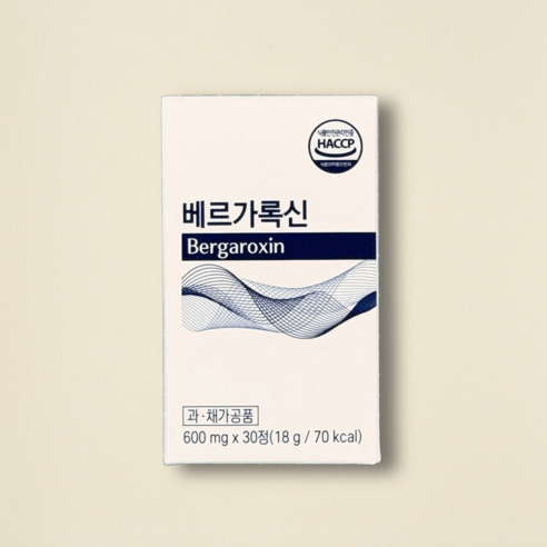 일라이코리아 베르가록신 치커리 추출물, 1개, 30정