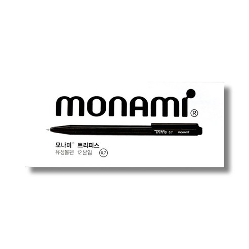 모나미 트리피스 삼각 볼펜 0.7mm