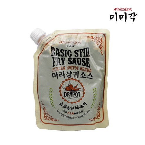 미미각 마라샹궈 소스 마라맛 볶음소스, 3개, 500g