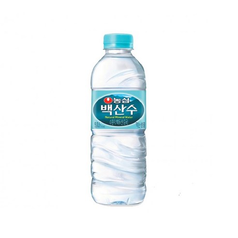 백산수 천지차이 생수 유라벨, 500ml, 60개