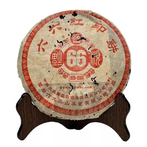 2004년 운남 육대차산 66홍인 이무고수 대홍인 보이차 생차 380g, 1개, 1개입
